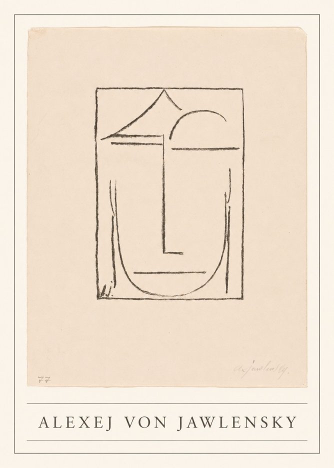 Alexej von Jawlensky Abstract Head No5 - Poszter