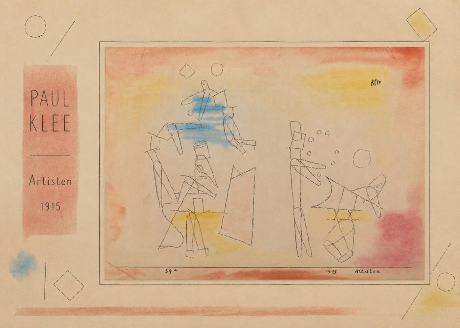 Paul Klee Artisten No2 - Poszter