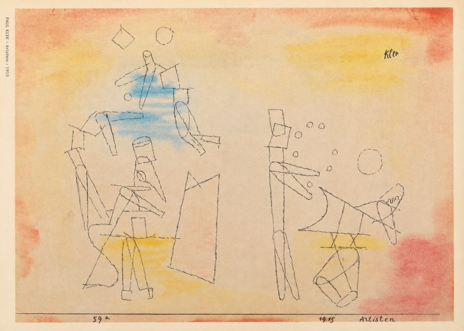 Paul Klee Artisten No6 - Poszter