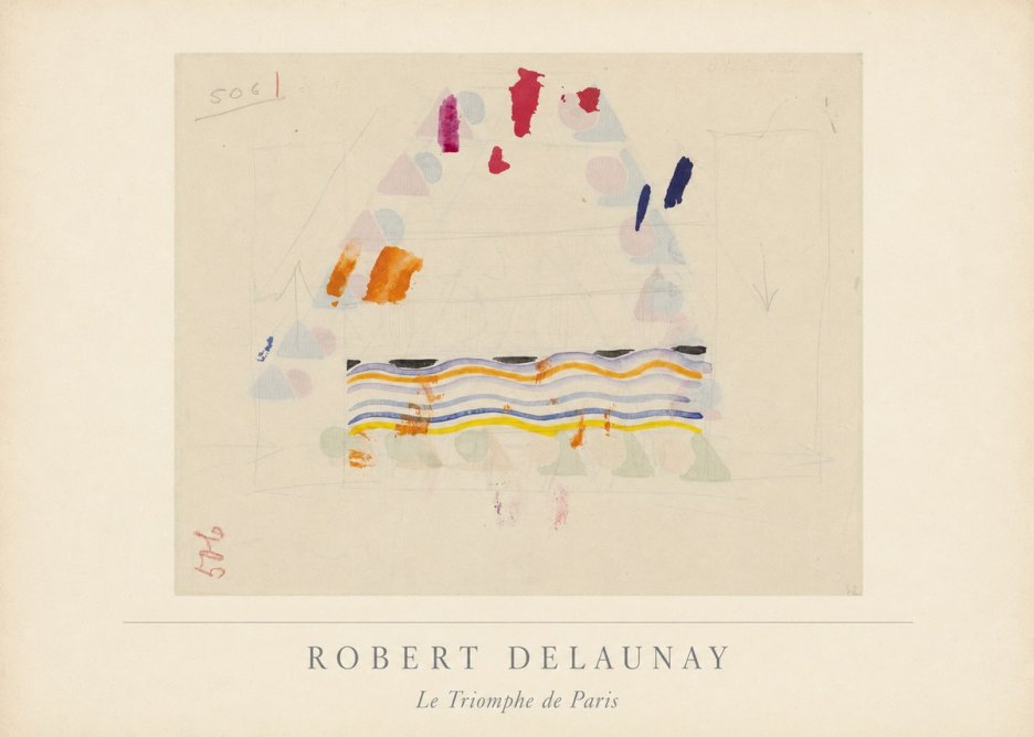 Robert Delaunay Le Triomphe De Paris V No3 - Poszter