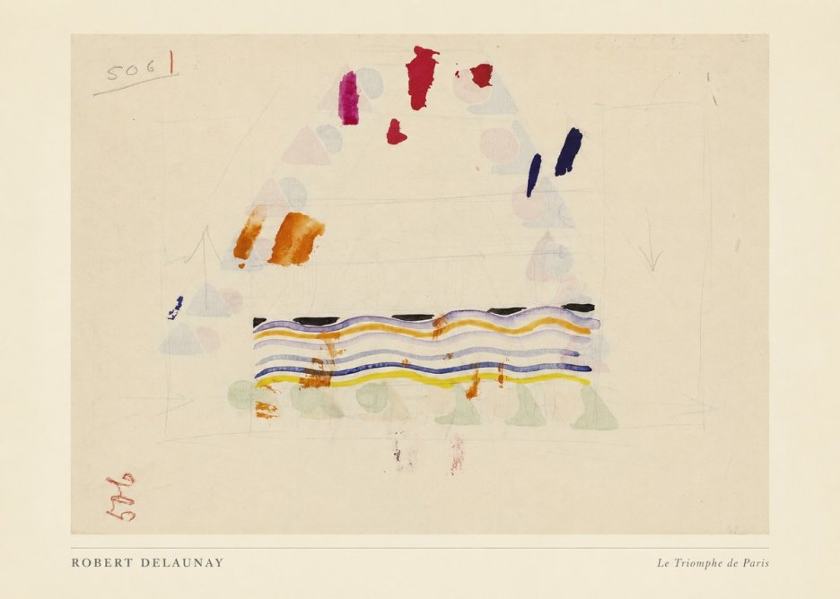 Robert Delaunay Le Triomphe De Paris V No4 - Poszter