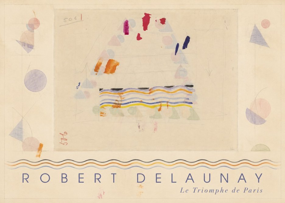 Robert Delaunay Le Triomphe De Paris V No6 - Poszter