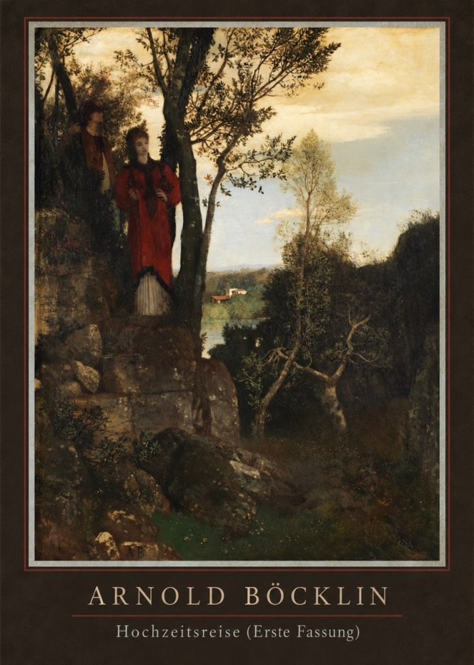 Arnold Böcklin Hochzeitsreise (Erste Fassung) No4 - Poszter