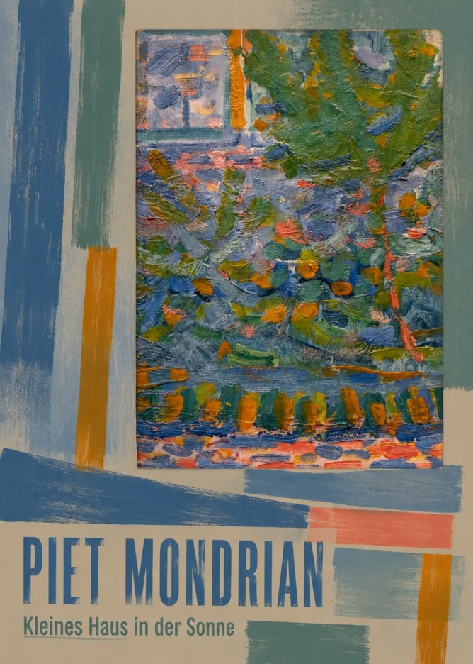 Piet Mondrian Kleines Haus in Der Sonne III No5 - Poszter