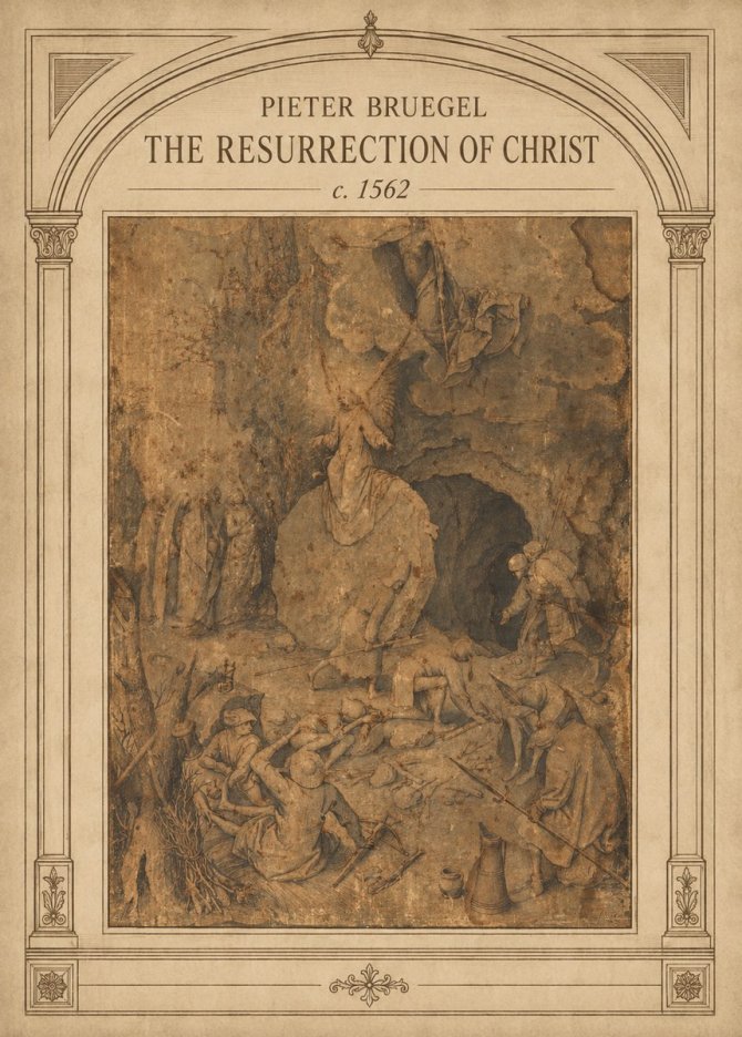 Pieter Bruegel The Resurrection of Christ No4 - Poszter