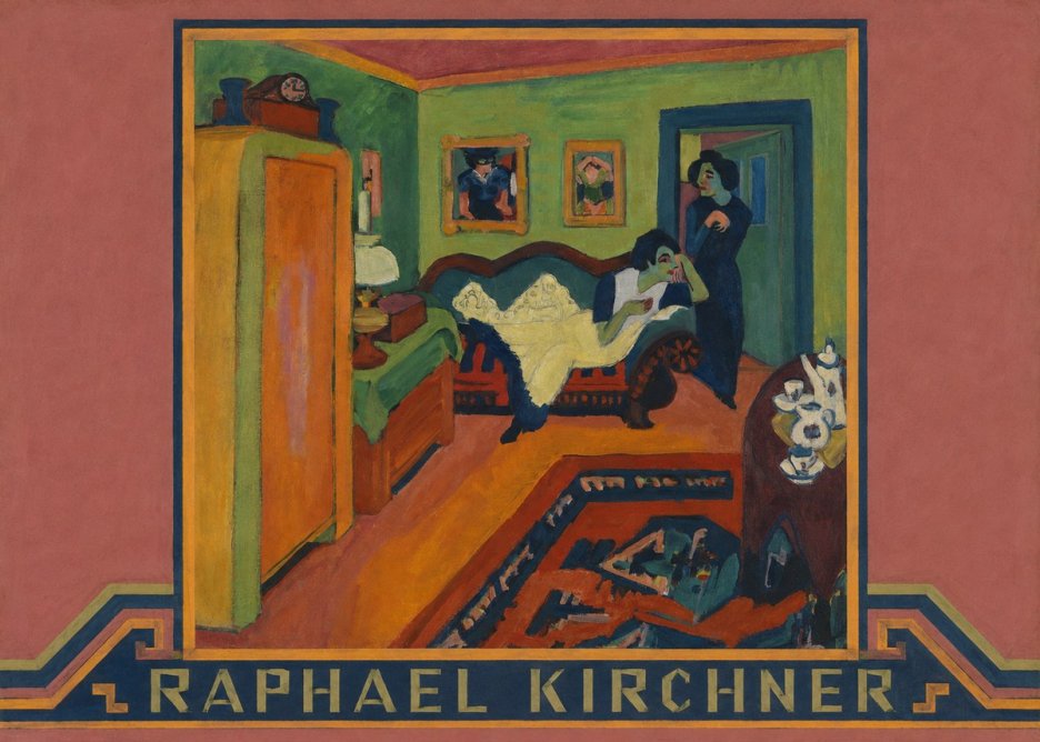 Raphael Kirchner Interior with Two Women No4 - Poszter