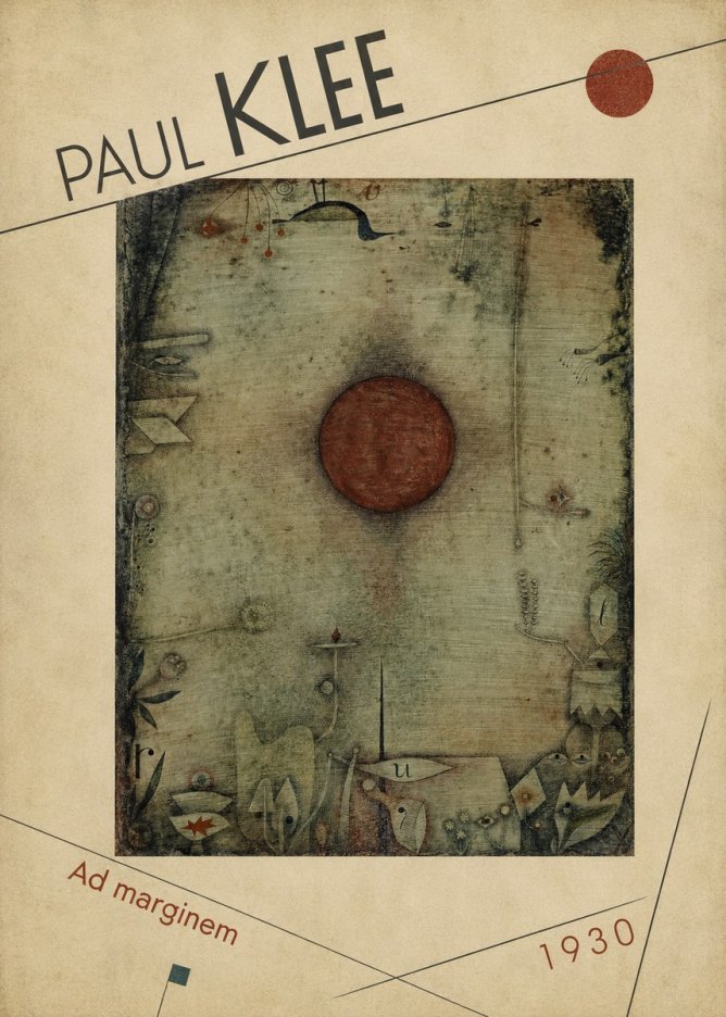Paul Klee Ad Marginem No3 - Poszter