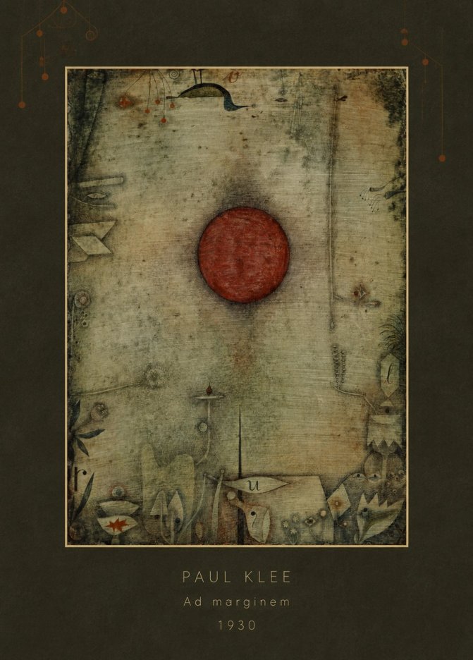 Paul Klee Ad Marginem No4 - Poszter