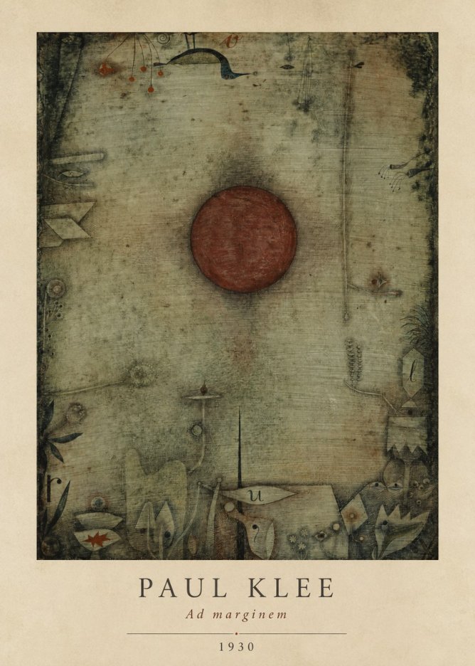 Paul Klee Ad Marginem No5 - Poszter