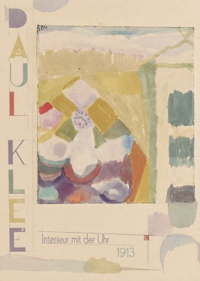 Paul Klee Interieur Mit Der Uhr II No5 - Poszter