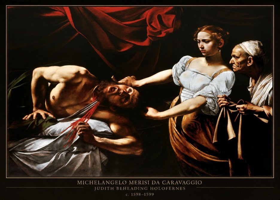 Michelangelo Merisi da Caravaggio Judith Beheading Holofernes IV No4 - Poszter
