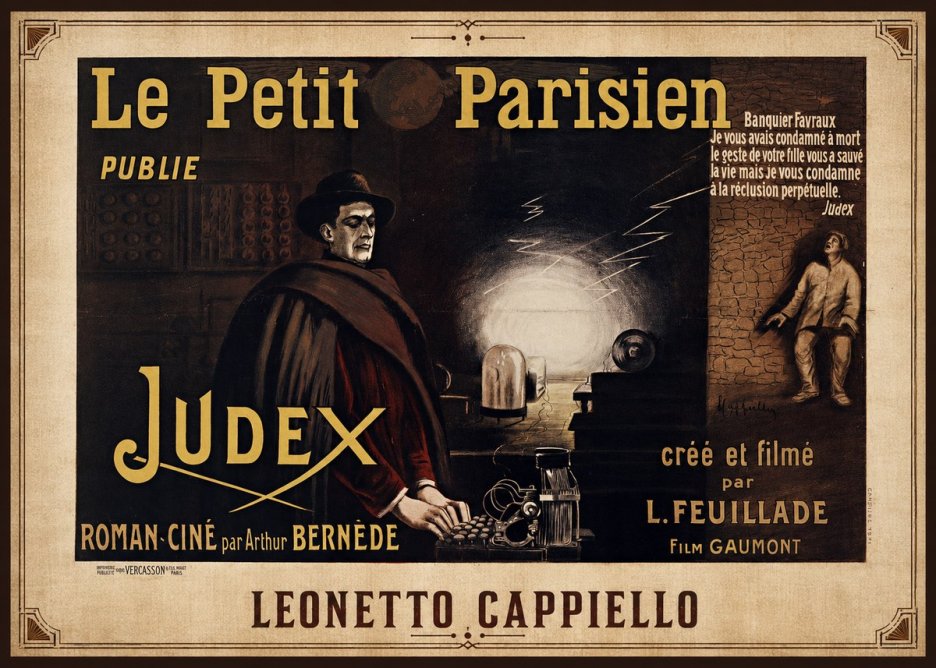 Leonetto Cappiello Judex No1 - Poszter