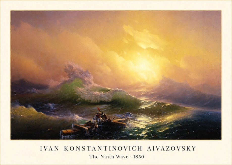 Ivan Konstantinovich Aivazovsky The Ninth Wave III No1 - Poszter