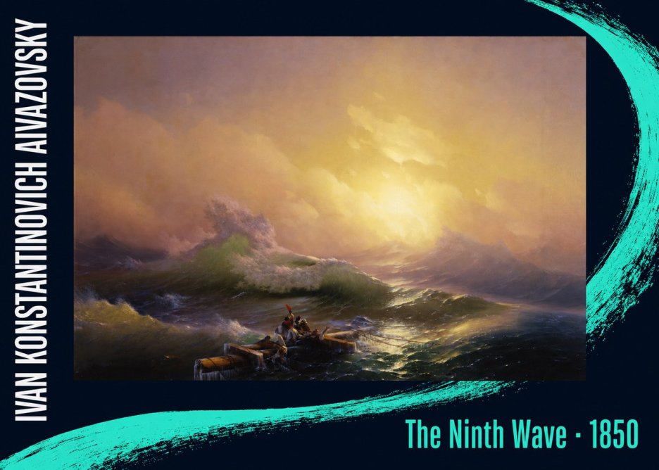 Ivan Konstantinovich Aivazovsky The Ninth Wave III No5 - Poszter