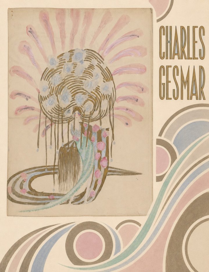 Charles Gesmar Woman with Headdress No4 - Poszter