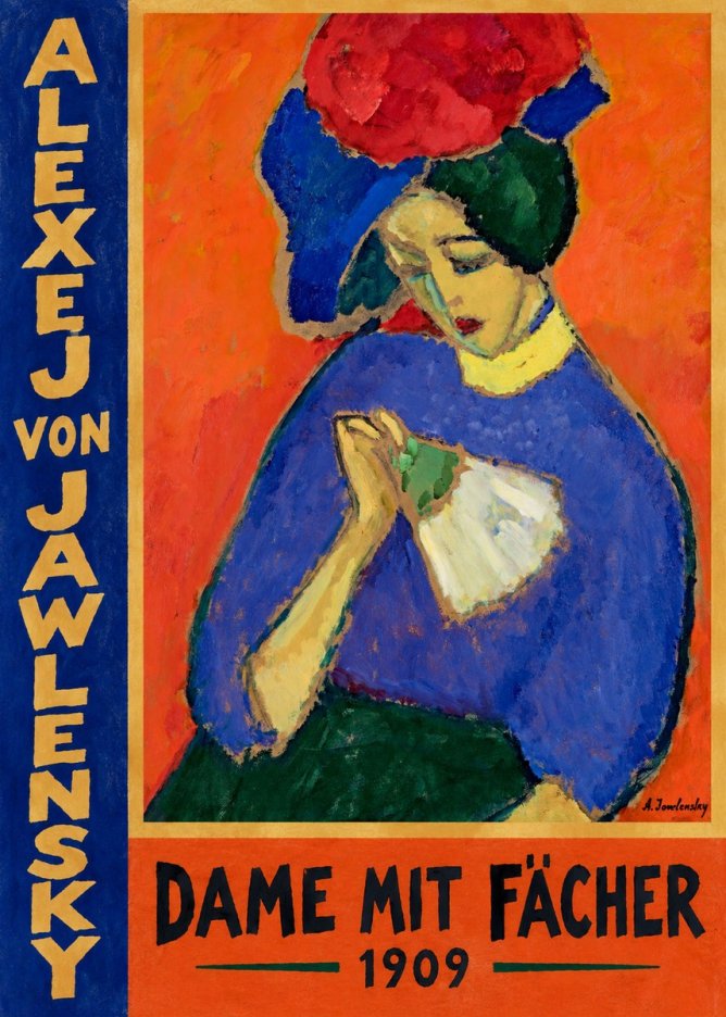 Alexej von Jawlensky Dame Mit Fächer No2 - Poszter