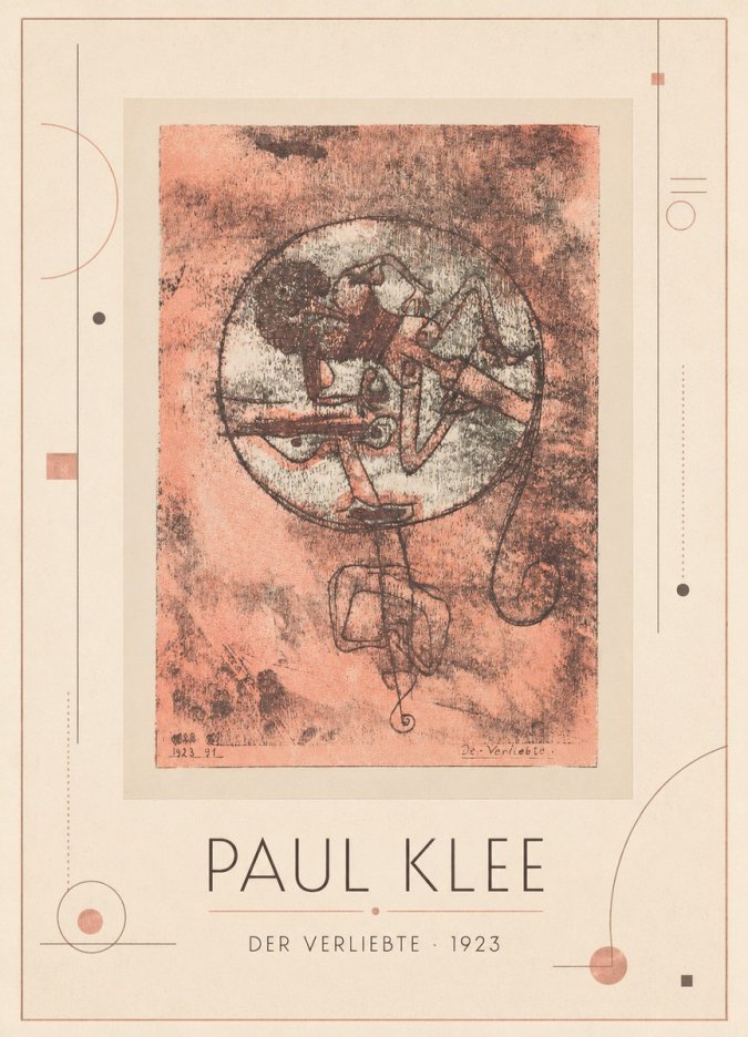Paul Klee Der Verliebte II No1 - Poszter