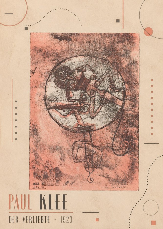 Paul Klee Der Verliebte II No2 - Poszter