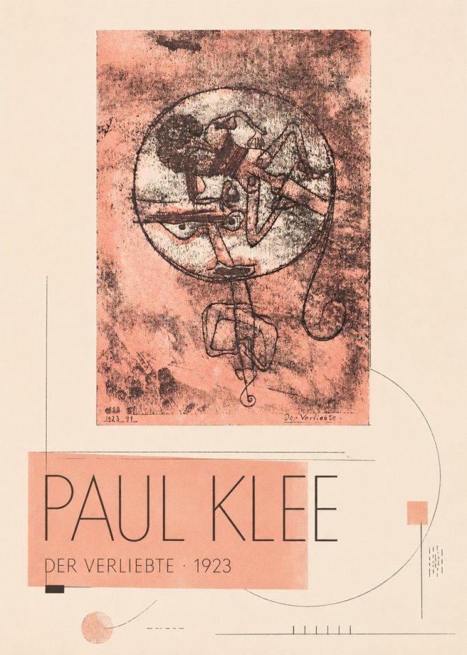 Paul Klee Der Verliebte II No3 - Poszter