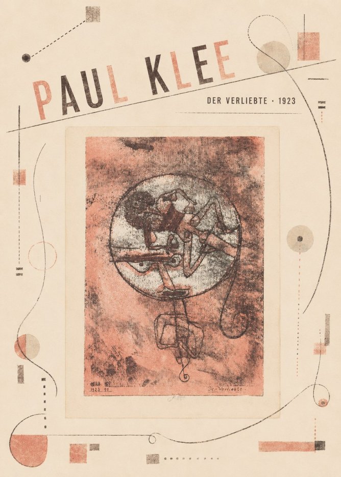 Paul Klee Der Verliebte II No5 - Poszter