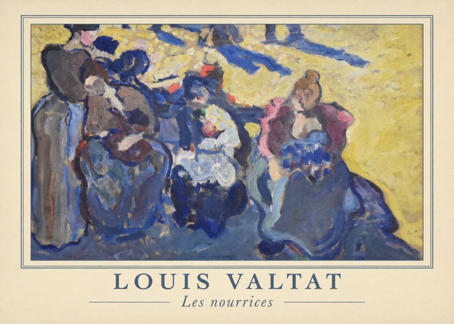 Louis Valtat Les Nourrices No3 - Poszter