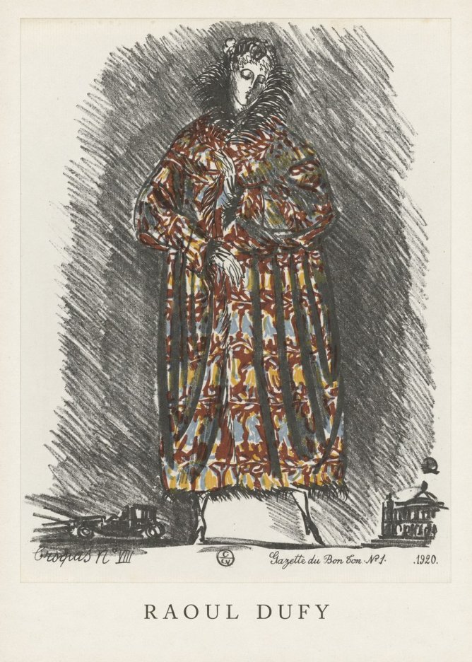 Raoul Dufy Croquis N. Viii No6 - Poszter