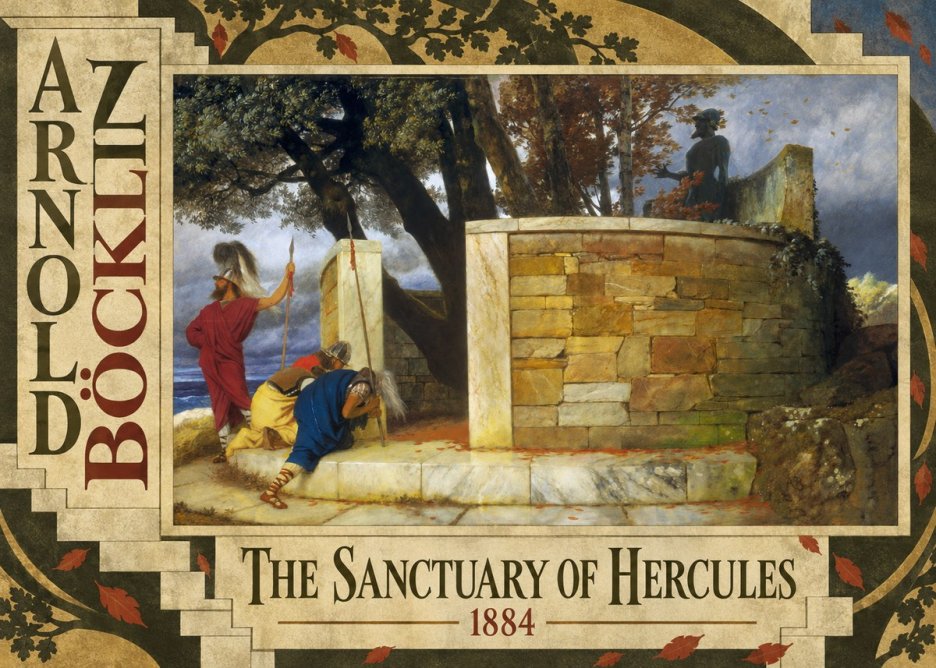 Arnold Böcklin The Sanctuary of Hercules No6 - Poszter
