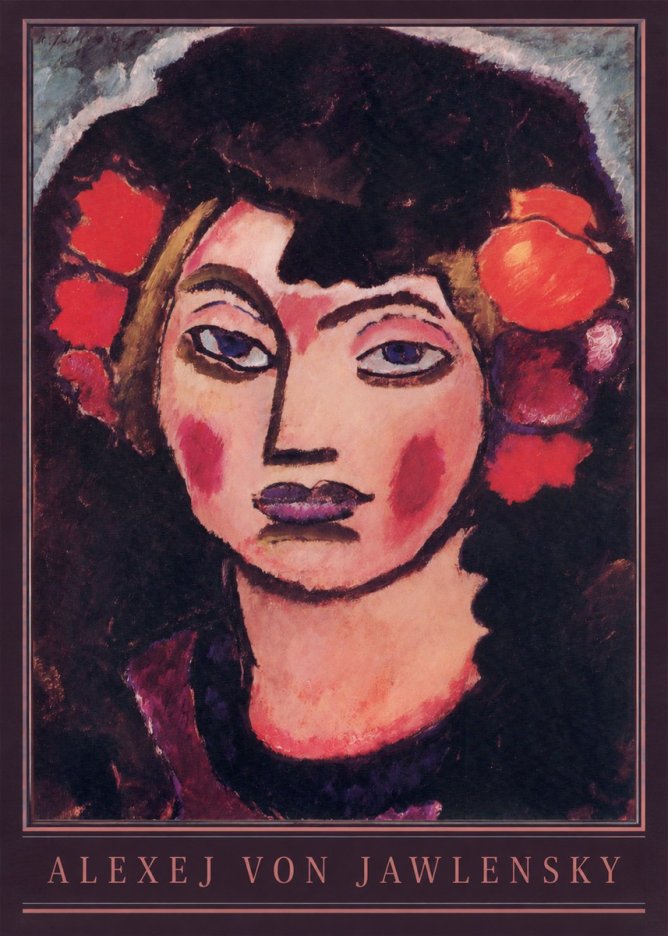 Alexej von Jawlensky Portrait of a Woman No3 - Poszter