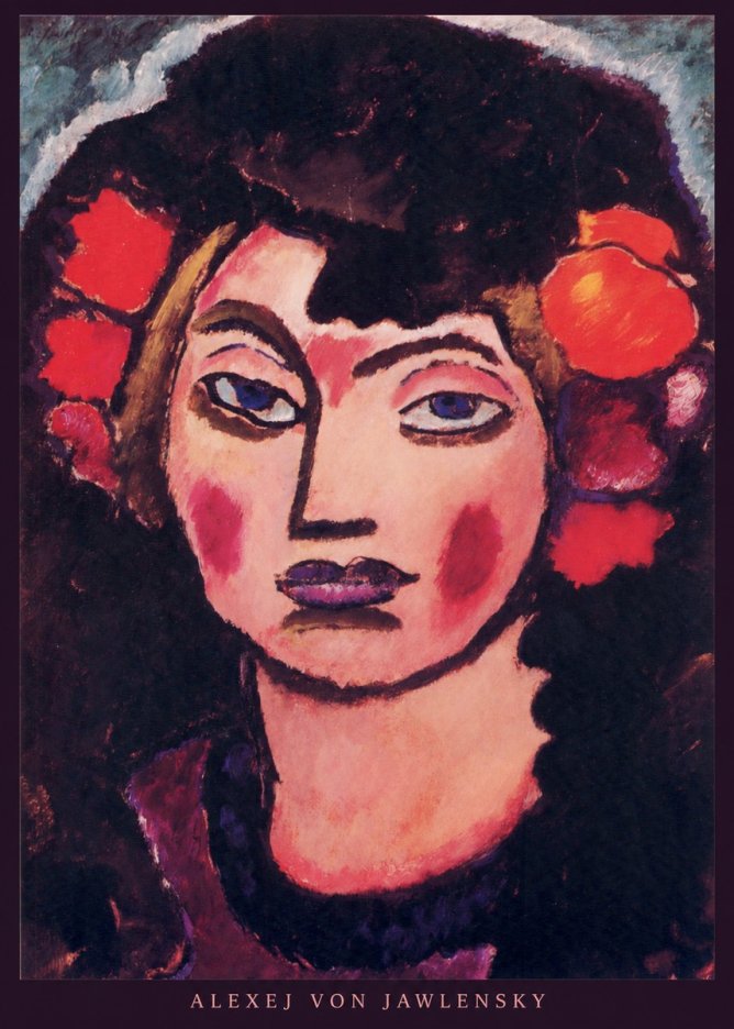 Alexej von Jawlensky Portrait of a Woman No5 - Poszter