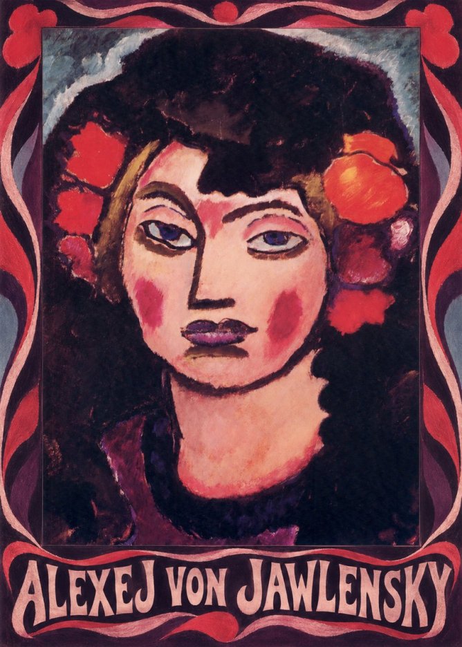 Alexej von Jawlensky Portrait of a Woman No6 - Poszter