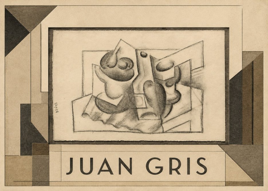 Juan Gris Nature Morte (Bouteille Et Fruit) No1 - Poszter