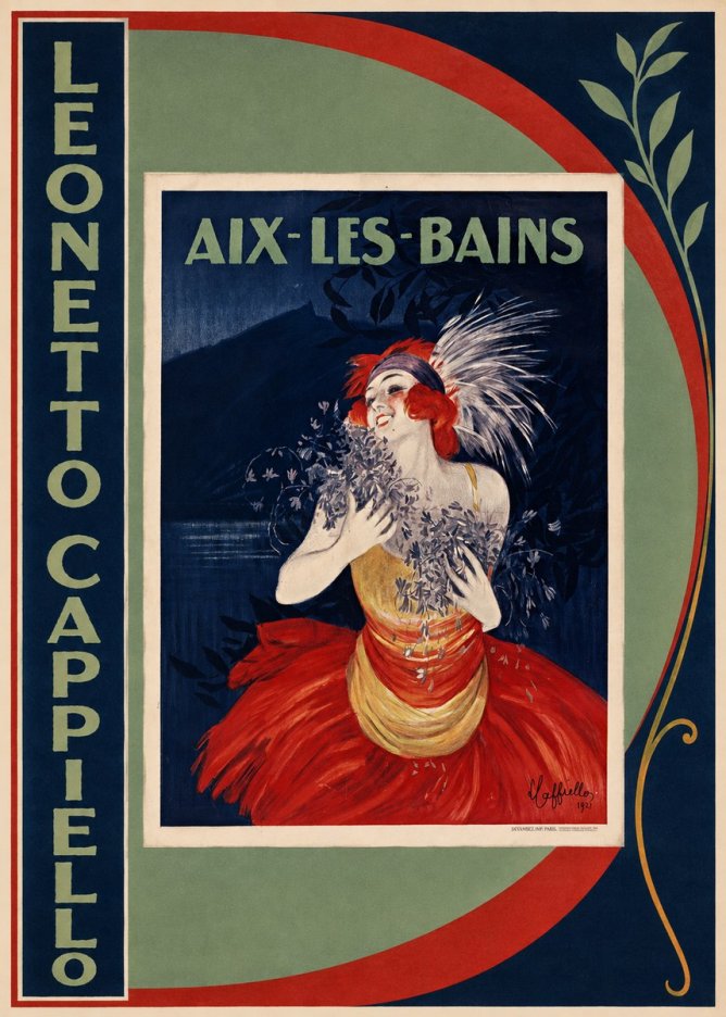 Leonetto Cappiello Aix-les-bains No4 - Poszter