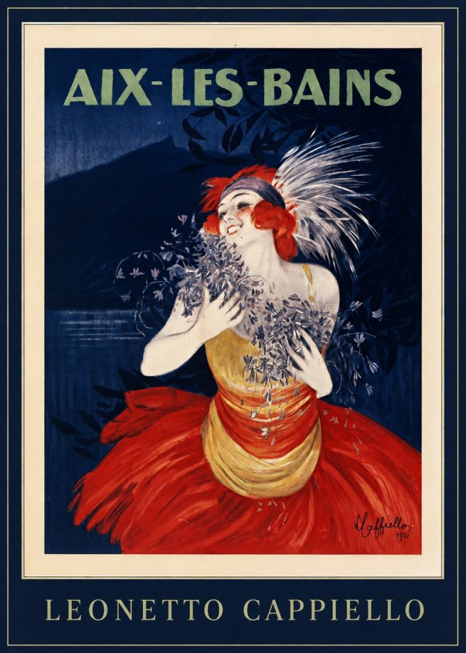 Leonetto Cappiello Aix-les-bains No5 - Poszter