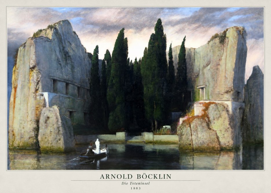Arnold Böcklin Die Toteninsel VII No2 - Poszter