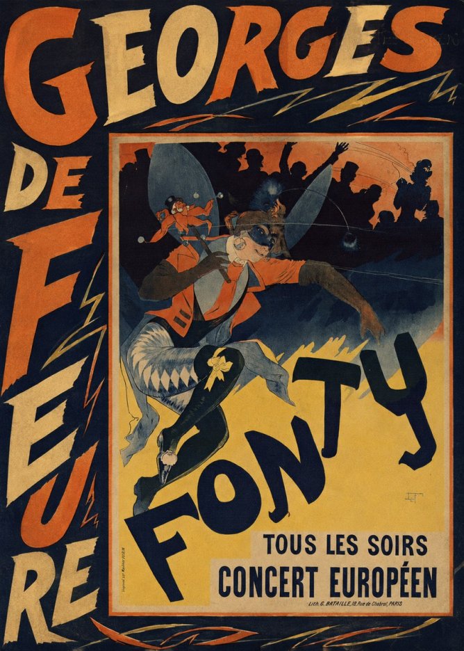 Georges de Feure Fonty II No5 - Poszter