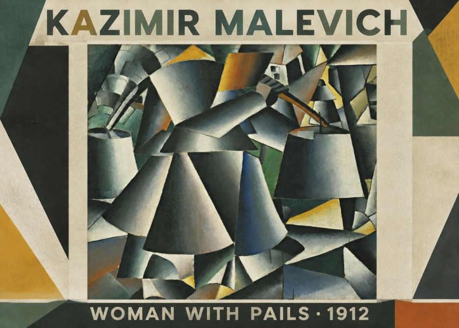 Kazimir Malevich Woman with Pails No1 - Poszter