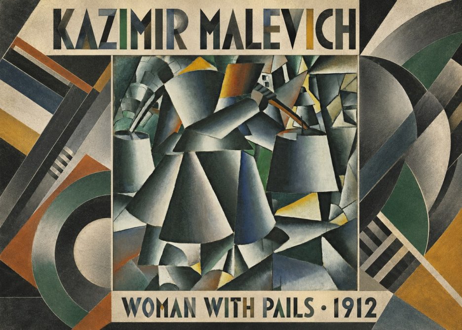 Kazimir Malevich Woman with Pails No5 - Poszter