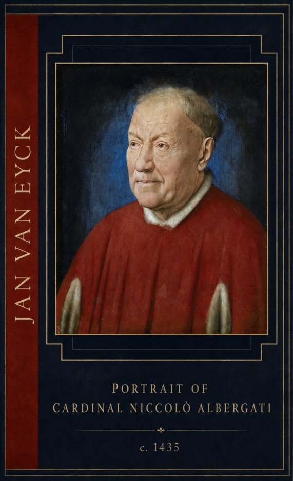 Jan van Eyck Portrait of Cardinal Niccolò Albergati No3 - Poszter