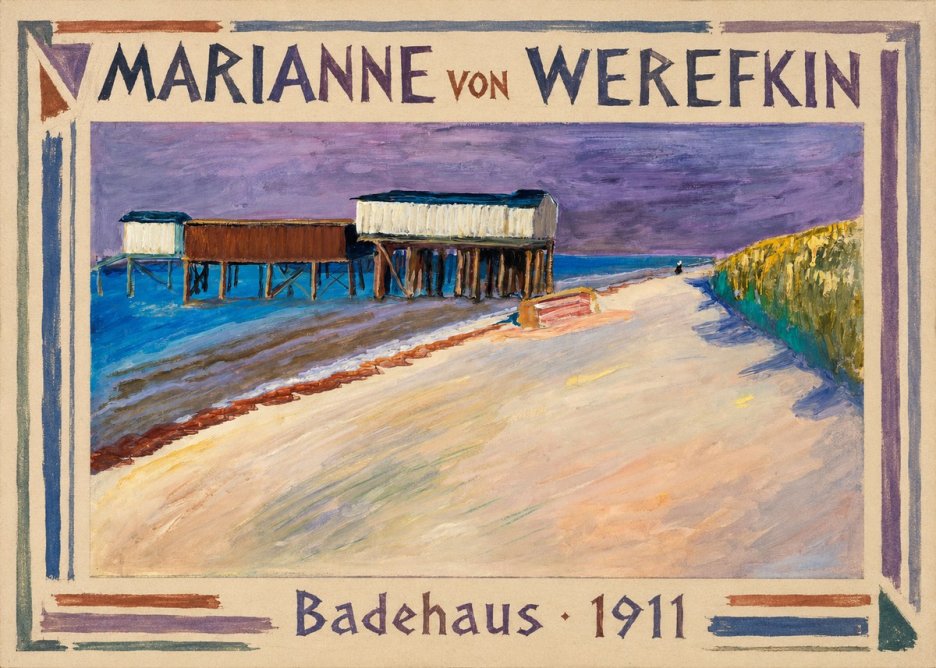Marianne von Werefkin Badehaus No1 - Poszter