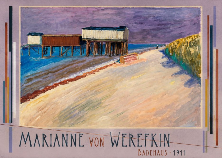 Marianne von Werefkin Badehaus No3 - Poszter