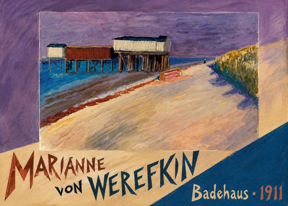 Marianne von Werefkin Badehaus No5 - Poszter
