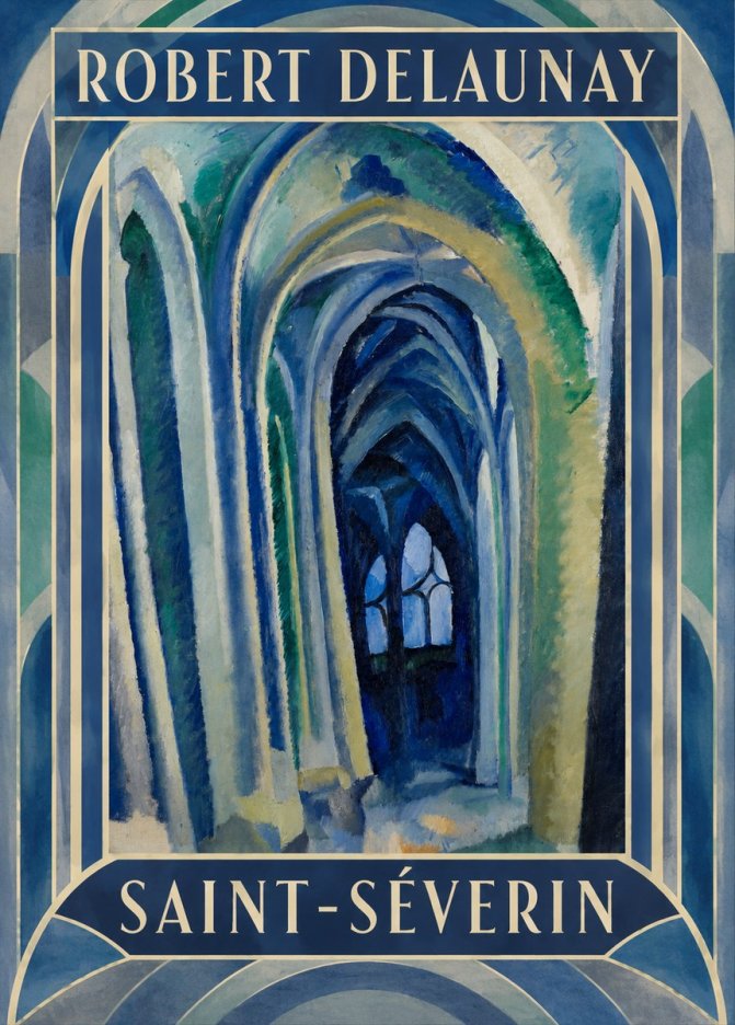 Robert Delaunay Saint-séverin No1 - Poszter