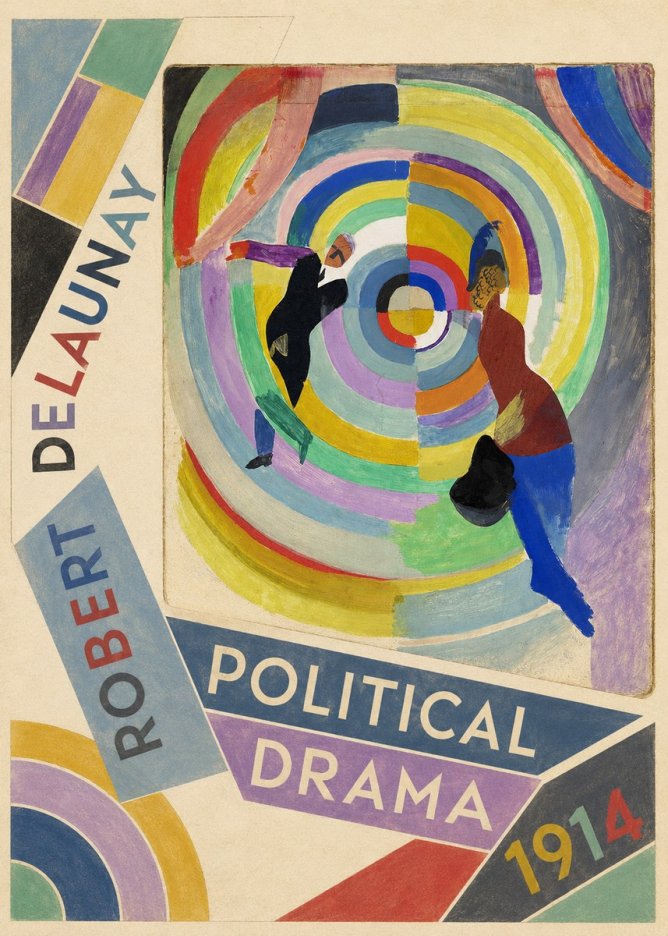 Robert Delaunay Political Drama No2 - Poszter