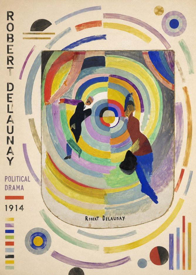 Robert Delaunay Political Drama No5 - Poszter