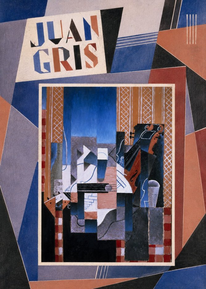 Juan Gris Still Life with Guitar and Violin No3 - Poszter