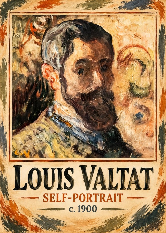Louis Valtat Self-portrait No1 - Poszter
