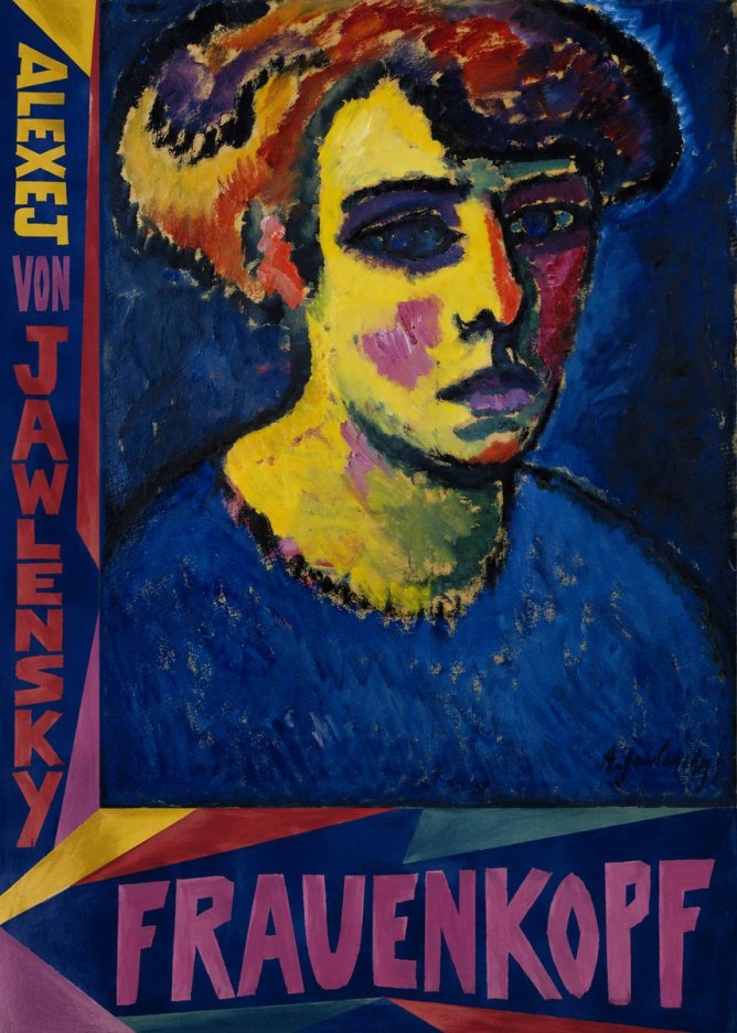 Alexej von Jawlensky Frauenkopf No3 - Poszter