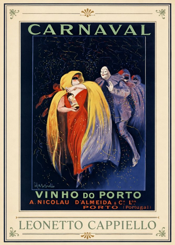 Leonetto Cappiello Carnaval - Vinho Do Porto No1 - Poszter