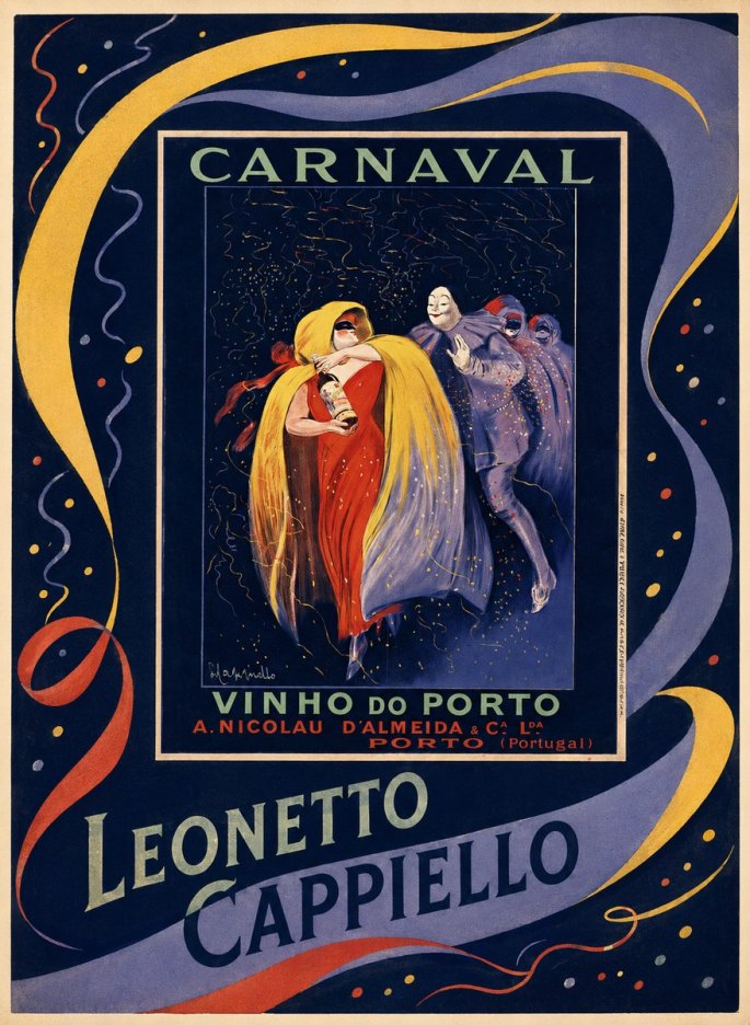 Leonetto Cappiello Carnaval - Vinho Do Porto No2 - Poszter