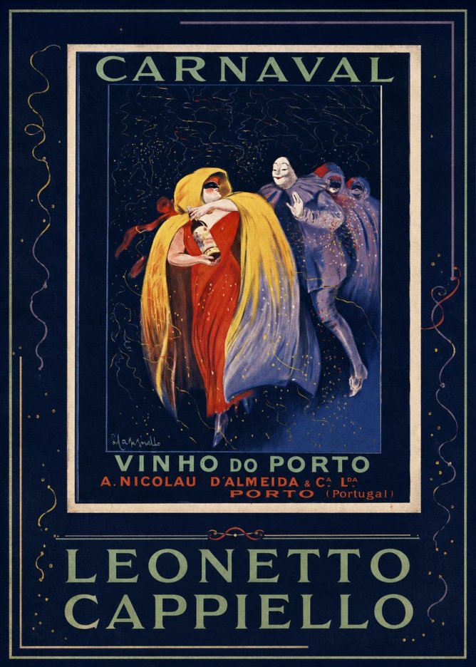 Leonetto Cappiello Carnaval - Vinho Do Porto No6 - Poszter